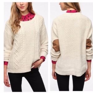Coincidence & Chance Flecked Elbow Patch Sweater